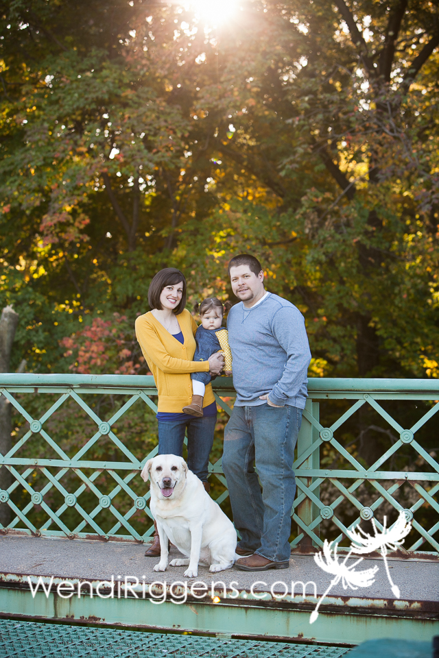 Family, Baby, & Dog Portraits In the Fall