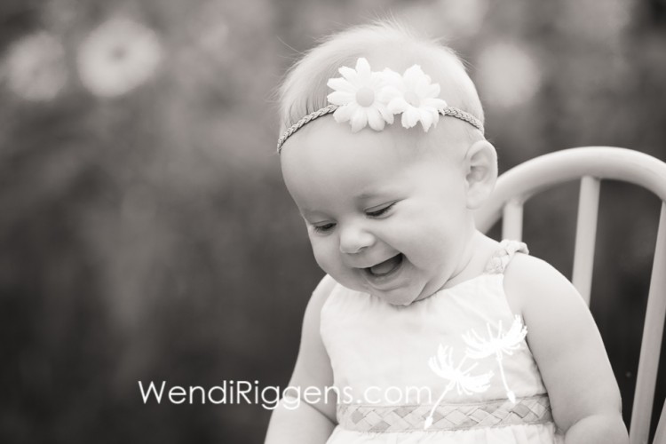Sunflower Baby by Wendi Riggens Photography