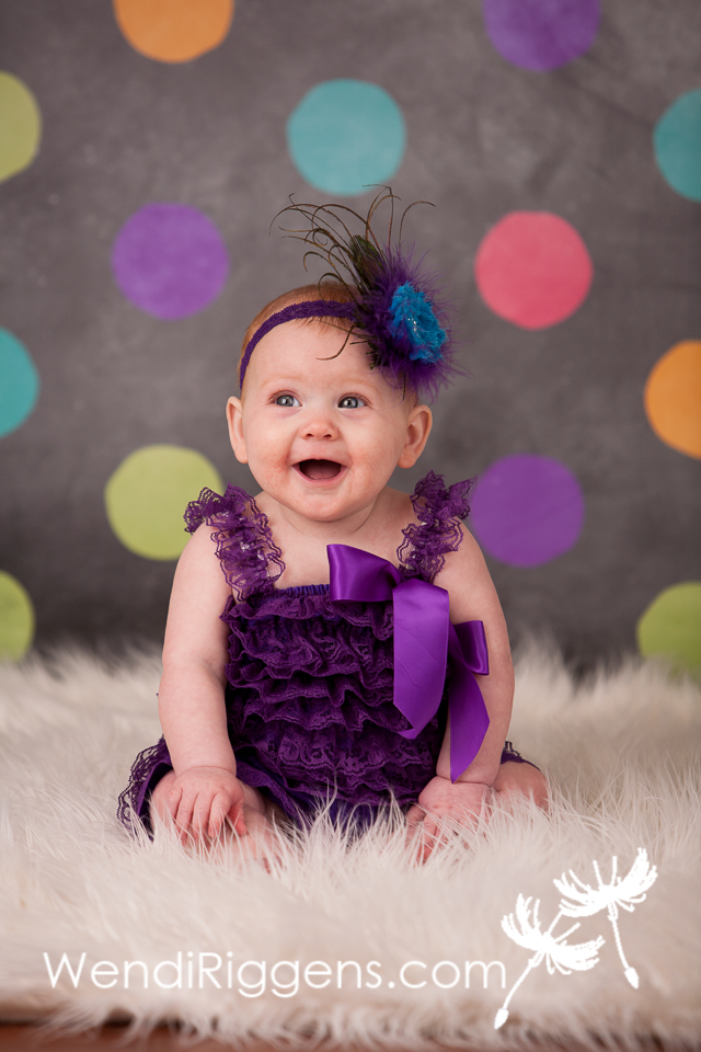 Aubrey is 6 months old!